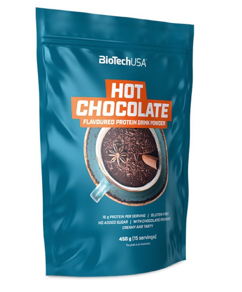 BioTechUSA Hot Chocolate Protein Drink Powder 450g